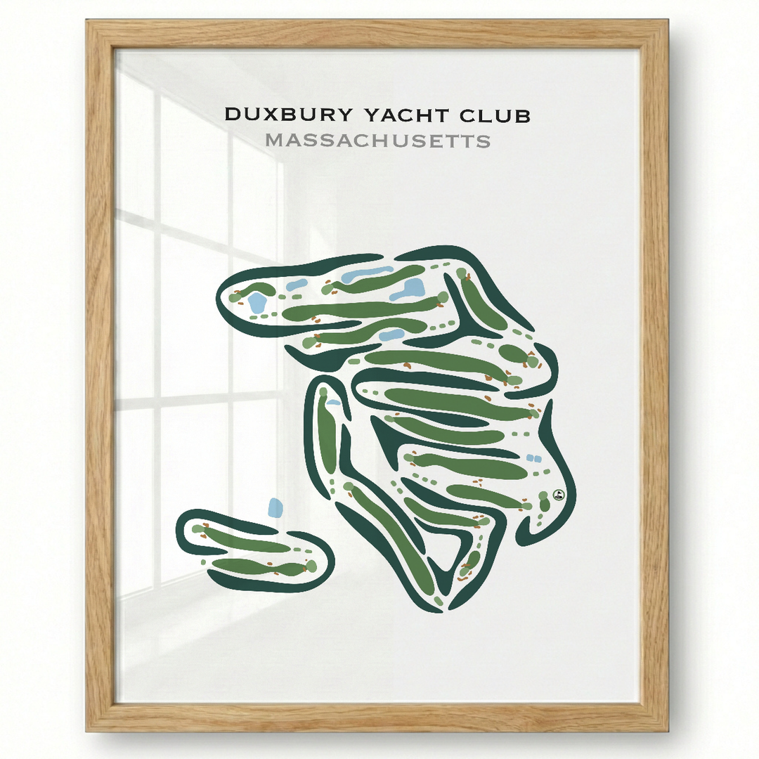 Duxbury Yacht Club, Massachusetts - Printed Golf Courses