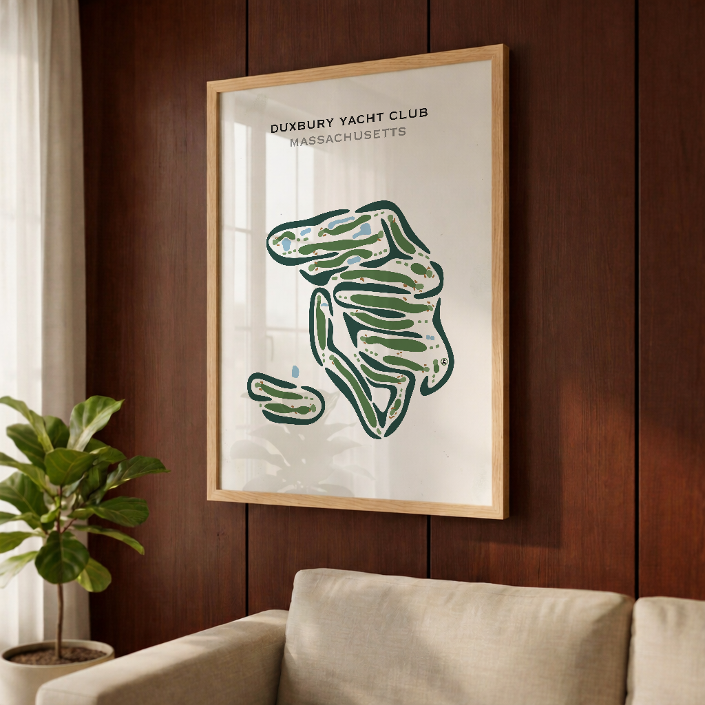 Duxbury Yacht Club, Massachusetts - Printed Golf Courses