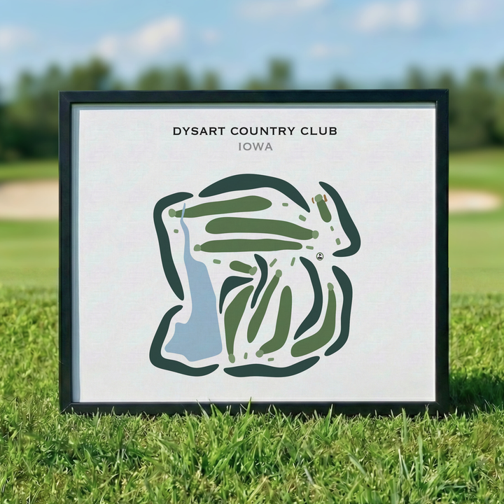 Dysart Country Club, Iowa - Printed Golf Courses