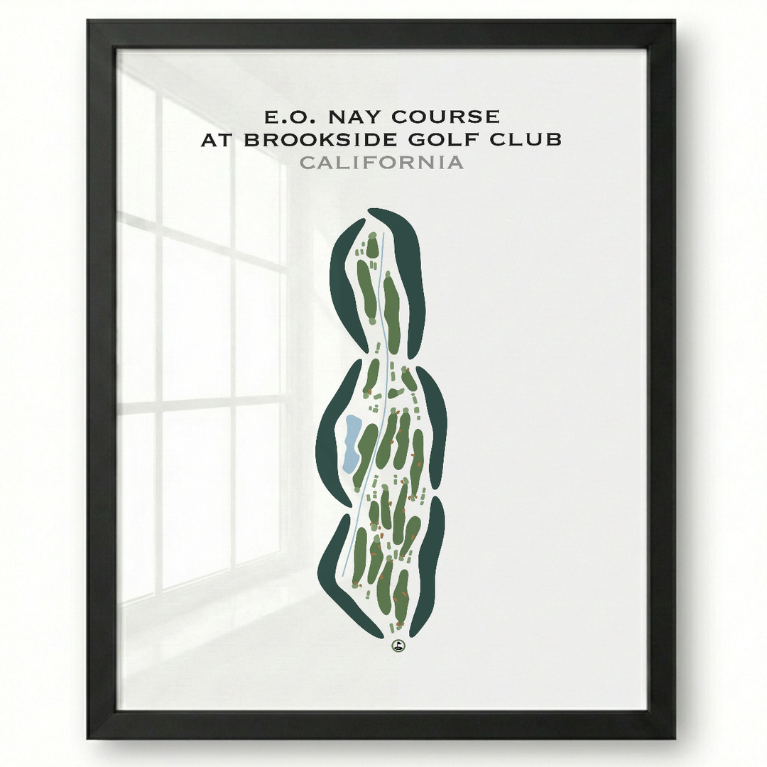 E.O. Nay Course at Brookside Golf Club, California - Printed Golf Courses