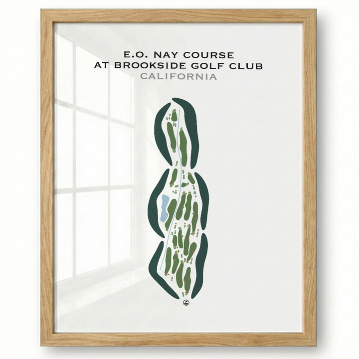 E.O. Nay Course at Brookside Golf Club, California - Printed Golf Courses