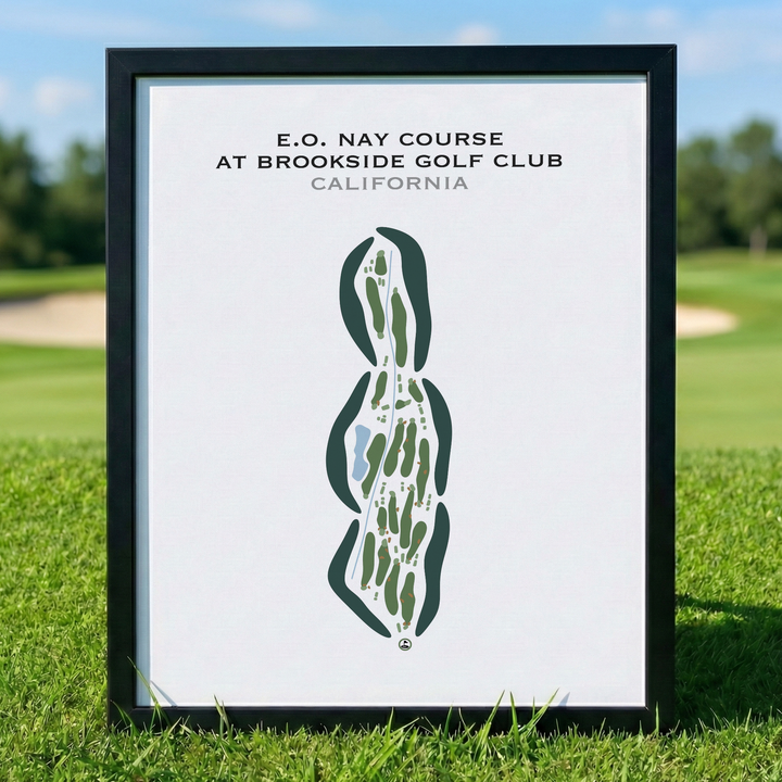 E.O. Nay Course at Brookside Golf Club, California - Printed Golf Courses