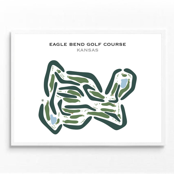 Eagle Bend Golf Course, Kansas - Printed Golf Courses