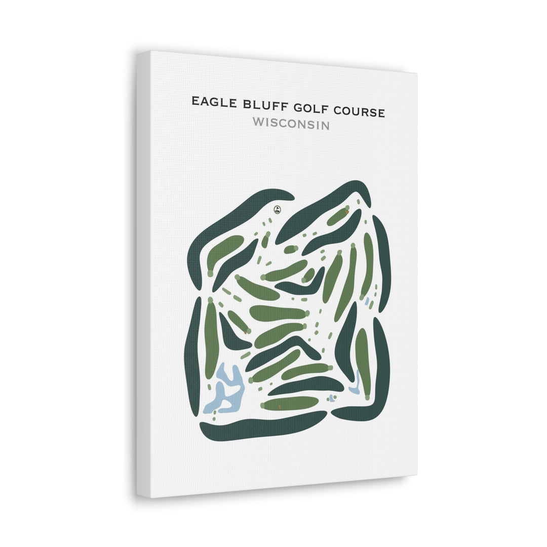 Eagle Bluff Golf Course, Wisconsin - Printed Golf Courses