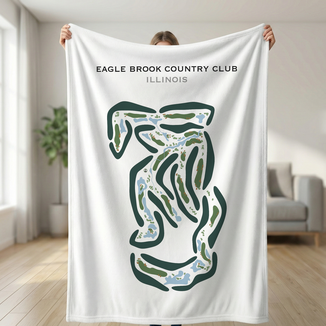 Eagle Brook Country Club, Illinois - Printed Golf Courses