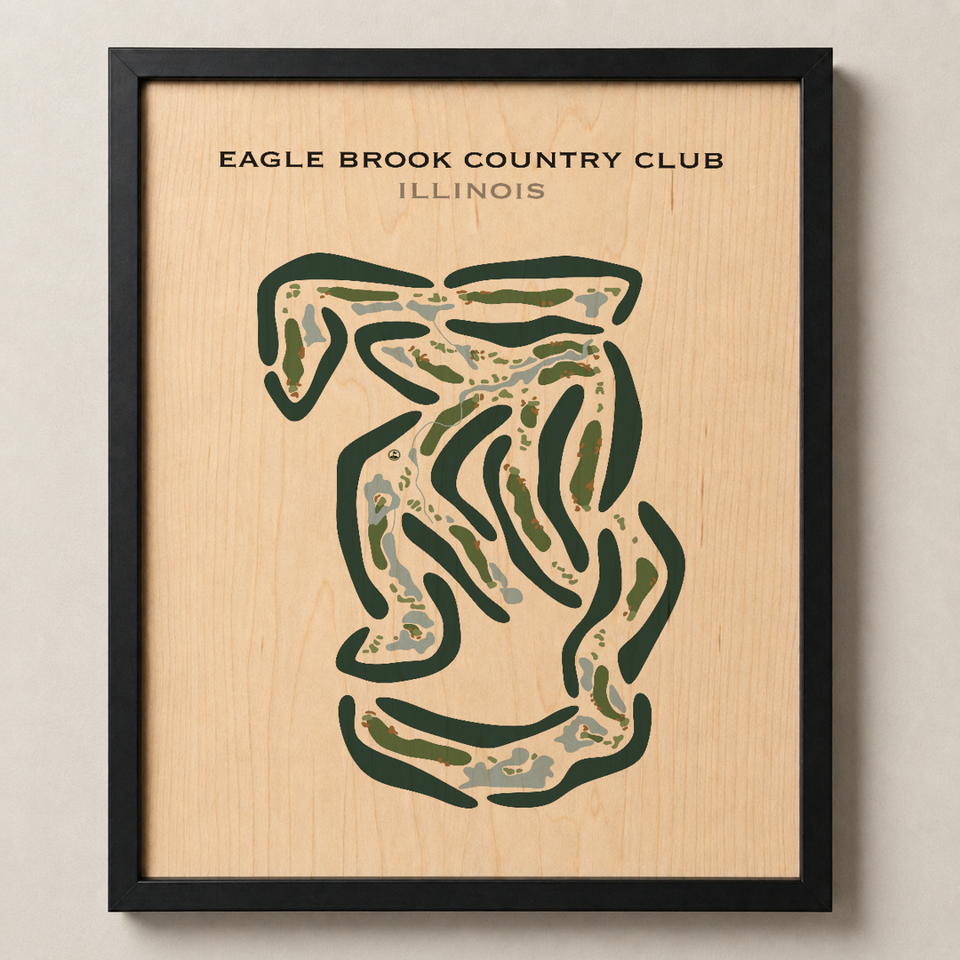 Eagle Brook Country Club, Illinois - Printed Golf Courses