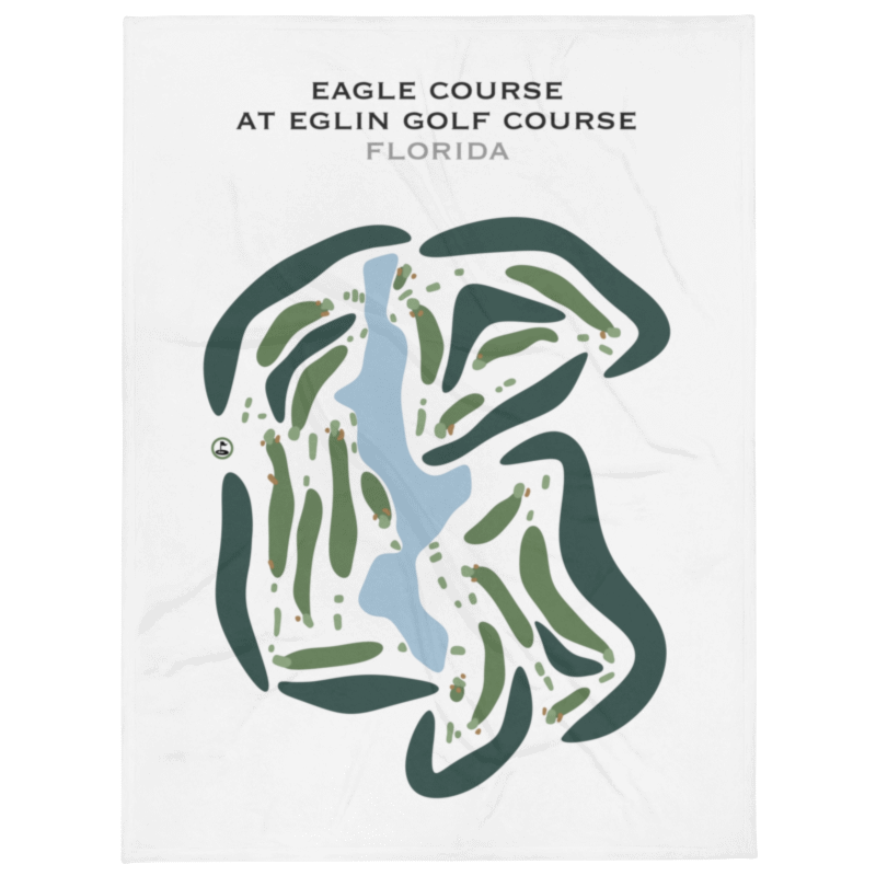 Eagle Course at Eglin Golf Course, Florida - Printed Golf Courses