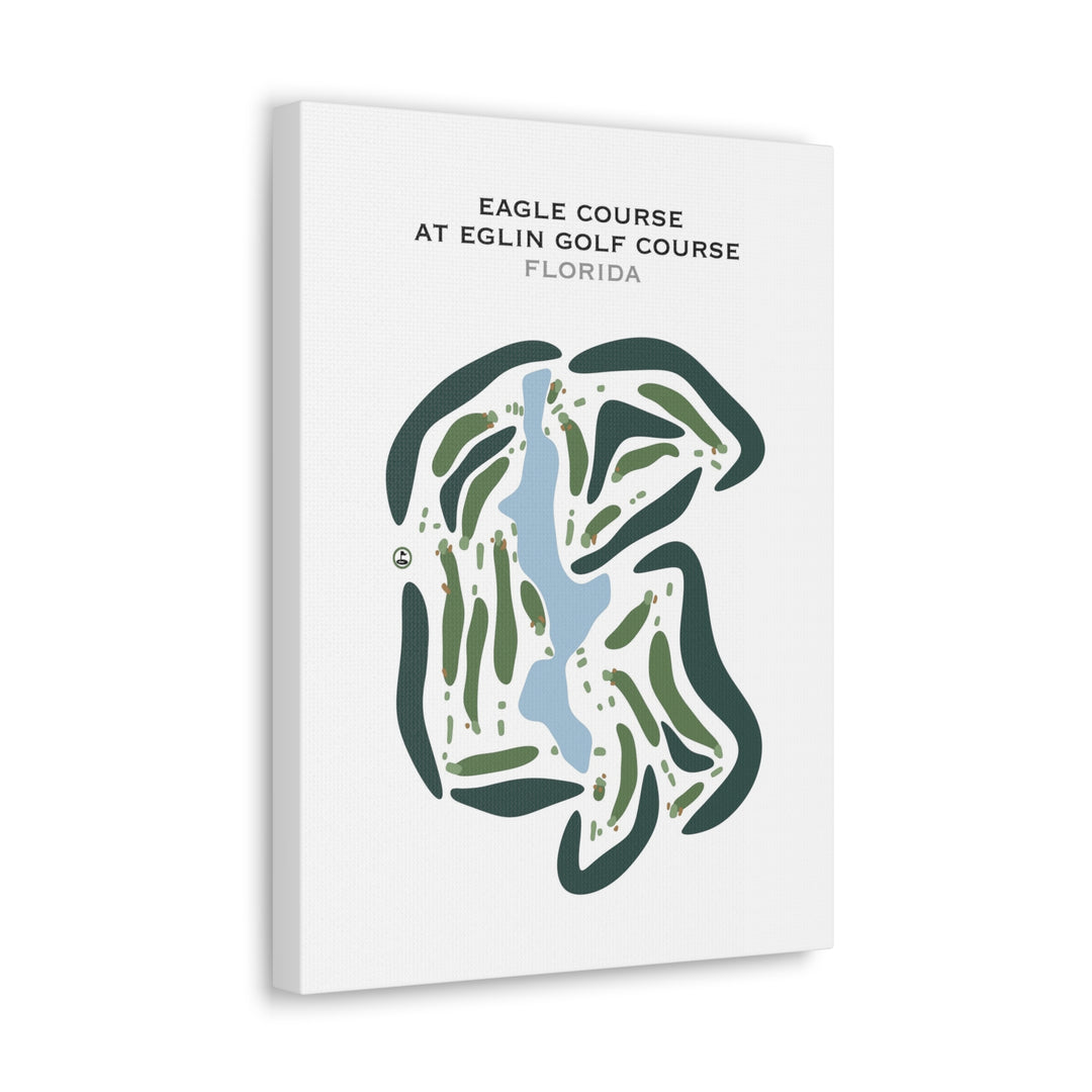 Eagle Course at Eglin Golf Course, Florida - Printed Golf Courses