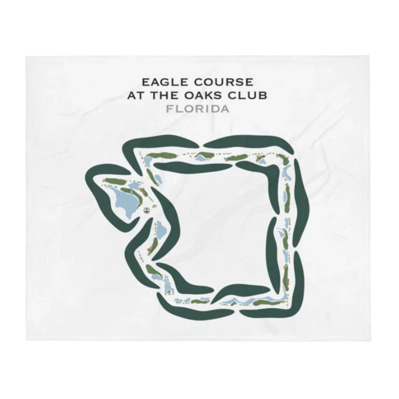 Eagle Course at The Oaks Club, Florida - Printed Golf Courses