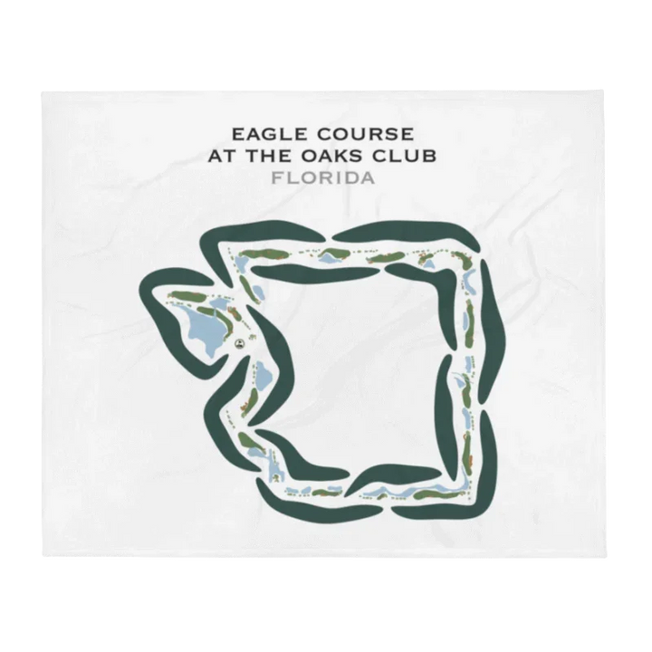 Eagle Course at The Oaks Club, Florida - Printed Golf Courses