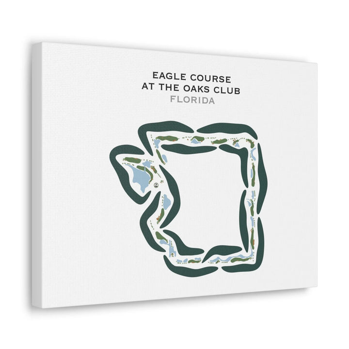 Eagle Course at The Oaks Club, Florida - Printed Golf Courses
