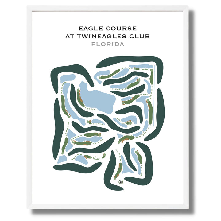 Eagle Course at TwinEagles Club, Florida - Printed Golf Courses