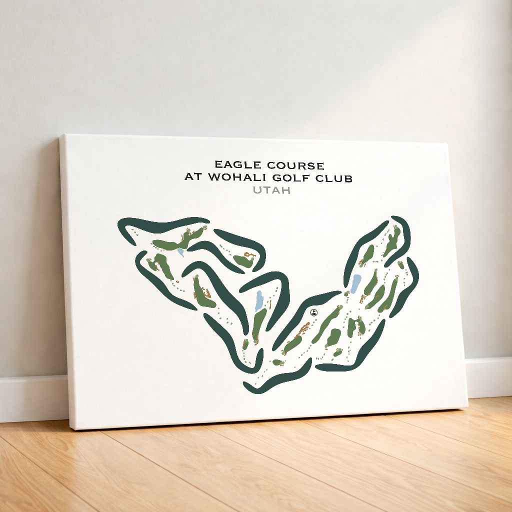Eagle Course at Wohali Golf Club, Utah - Printed Golf Courses