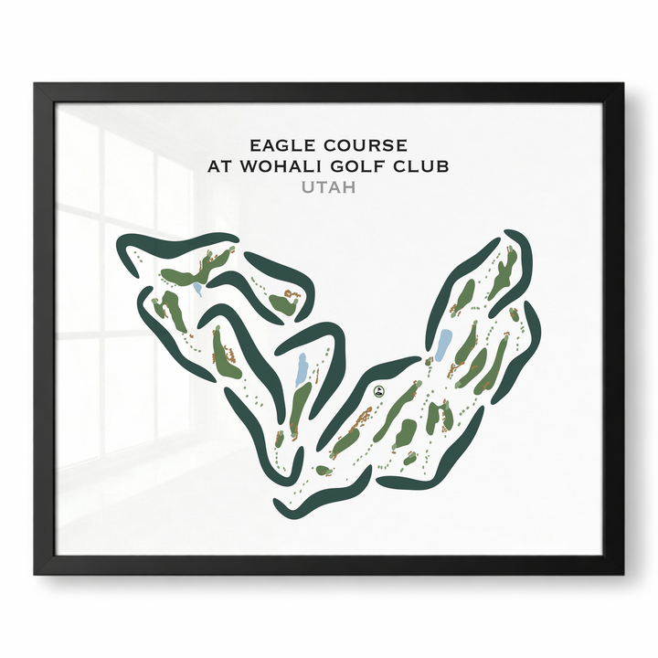 Eagle Course at Wohali Golf Club, Utah - Printed Golf Courses