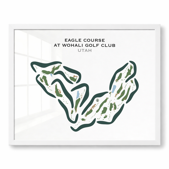Eagle Course at Wohali Golf Club, Utah - Printed Golf Courses