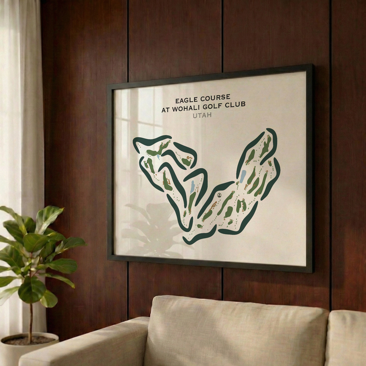 Eagle Course at Wohali Golf Club, Utah - Printed Golf Courses