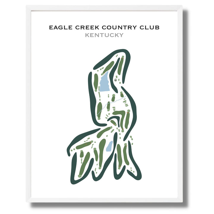 Eagle Creek Country Club, Kentucky - Printed Golf Courses