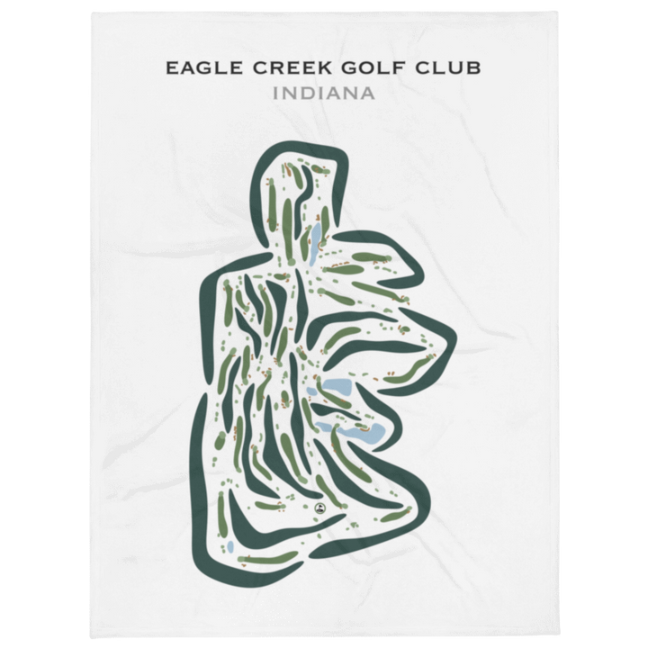 Eagle Creek Golf Club, Indiana - Printed Golf Course