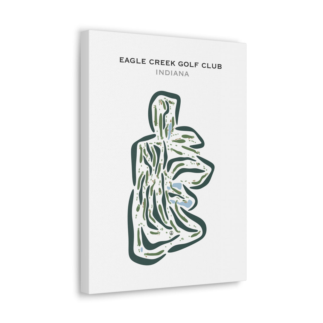 Eagle Creek Golf Club, Indiana - Printed Golf Course