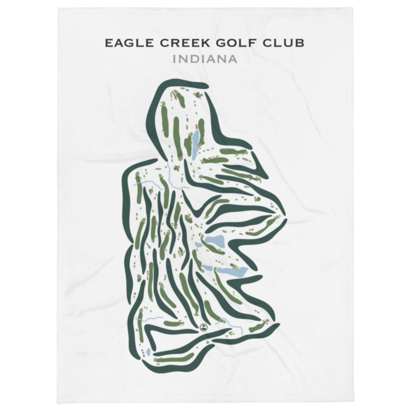 Eagle Creek Golf Club, Indiana - Printed Golf Course