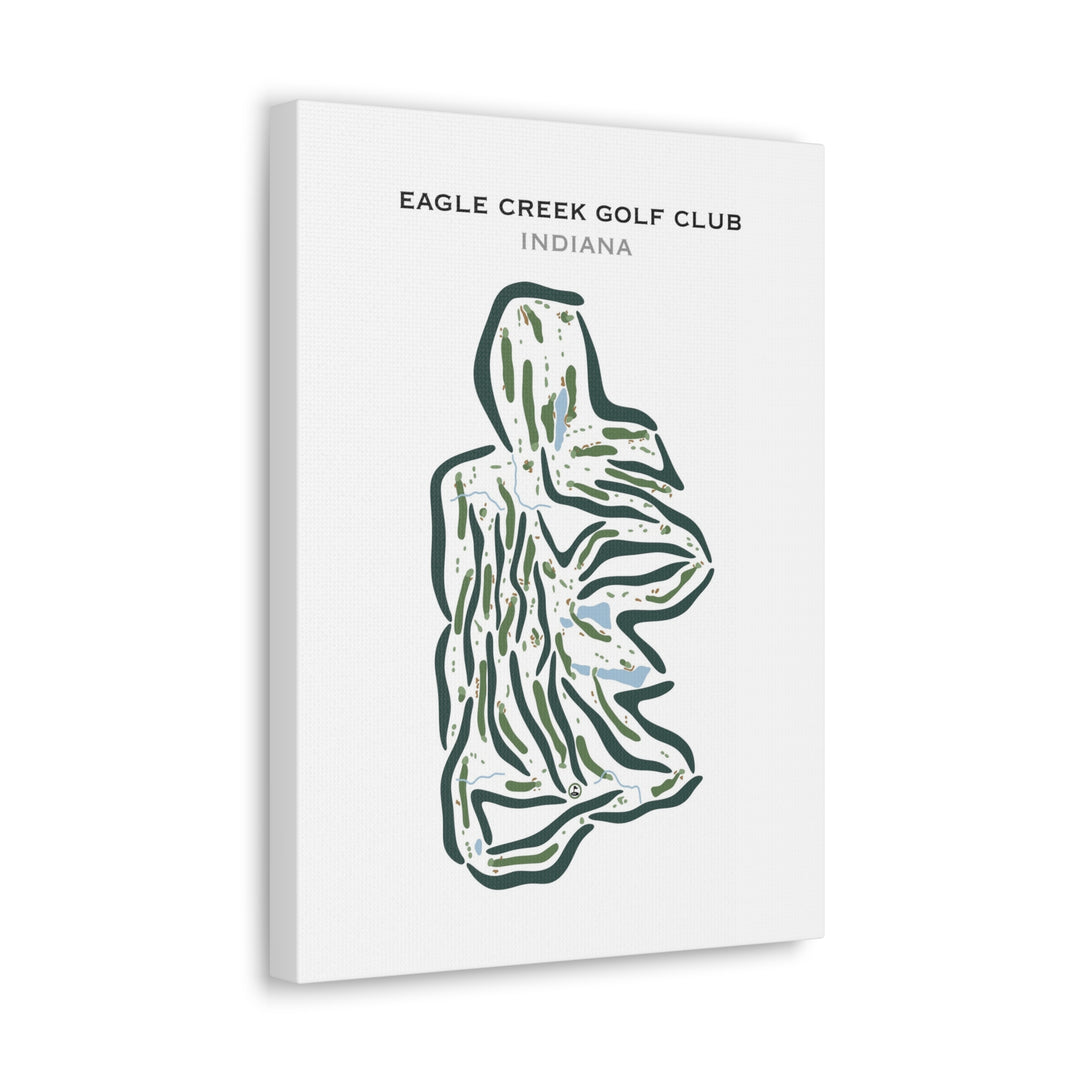 Eagle Creek Golf Club, Indiana - Printed Golf Course