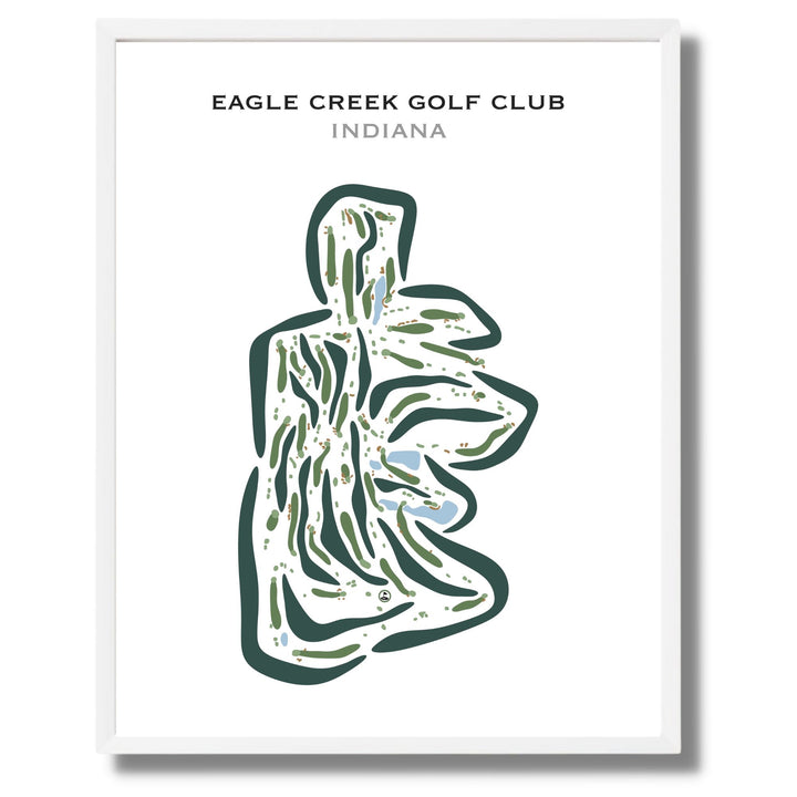 Eagle Creek Golf Club, Indiana - Printed Golf Course