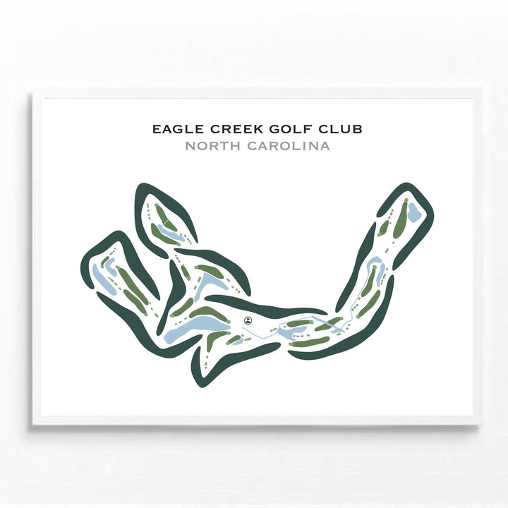 Eagle Creek Golf Club, North Carolina - Printed Golf Courses