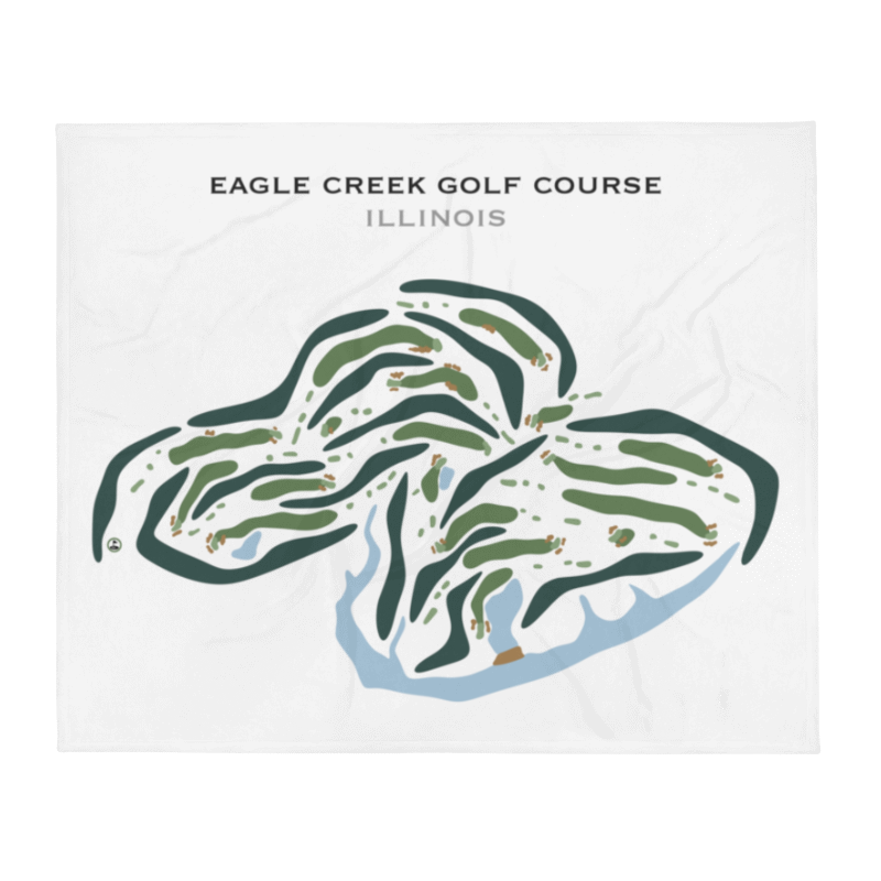 Eagle Creek Golf Course, Illinois - Printed Golf Courses