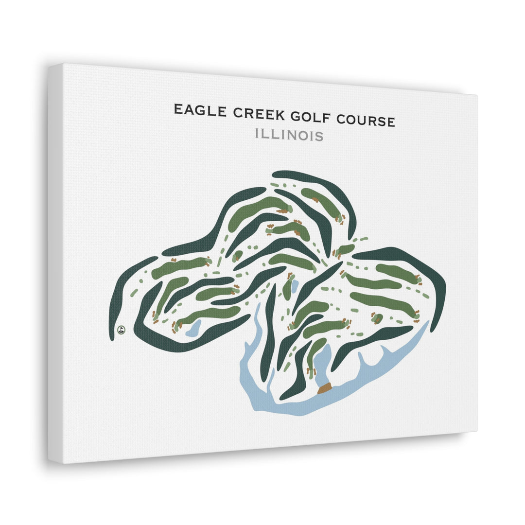 Eagle Creek Golf Course, Illinois - Printed Golf Courses