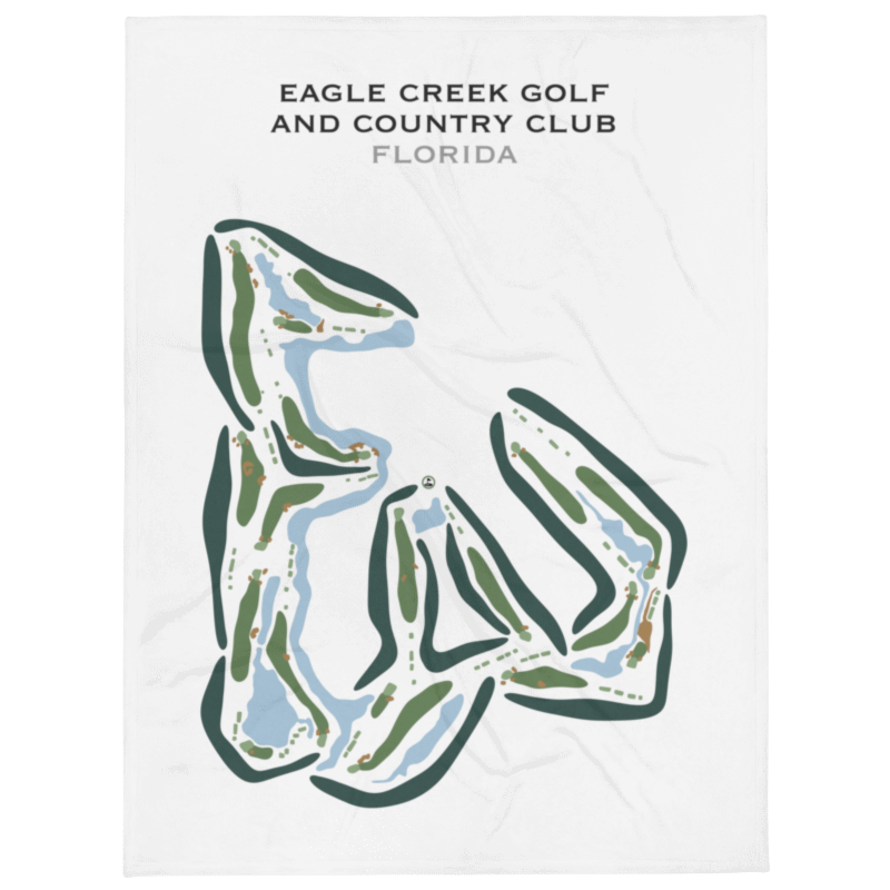 Eagle Creek Golf & Country Club, Florida - Printed Golf Courses