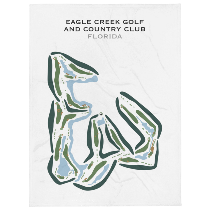 Eagle Creek Golf & Country Club, Florida - Printed Golf Courses