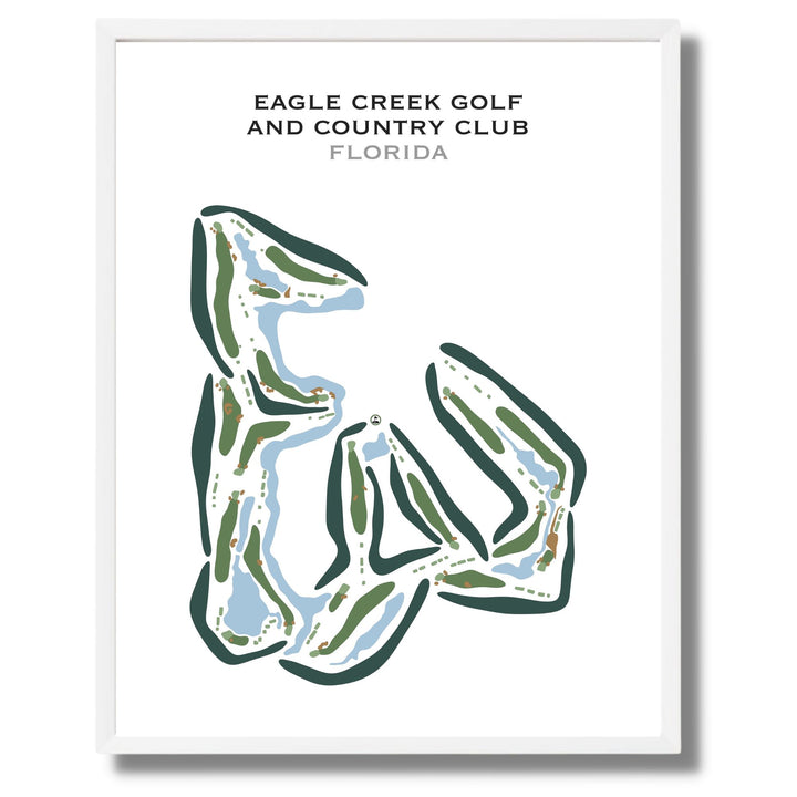 Eagle Creek Golf & Country Club, Florida - Printed Golf Courses