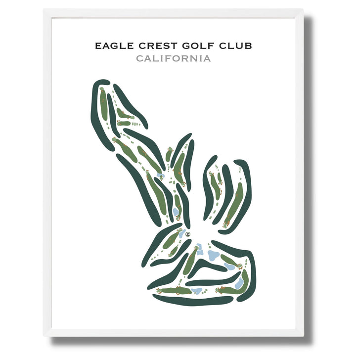 Eagle Crest Golf Club, California - Printed Golf Courses