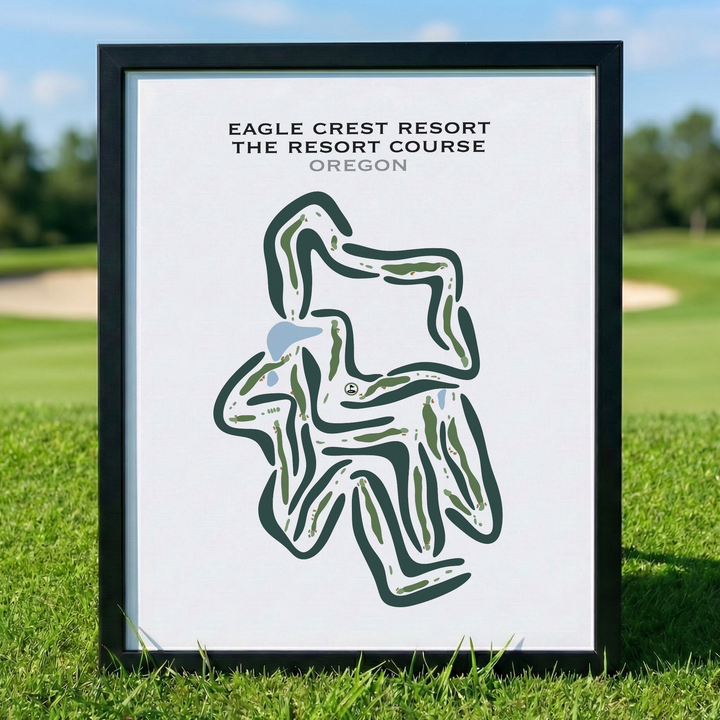 Eagle Crest Resort,The Resort Course, Oregon - Printed Golf Courses