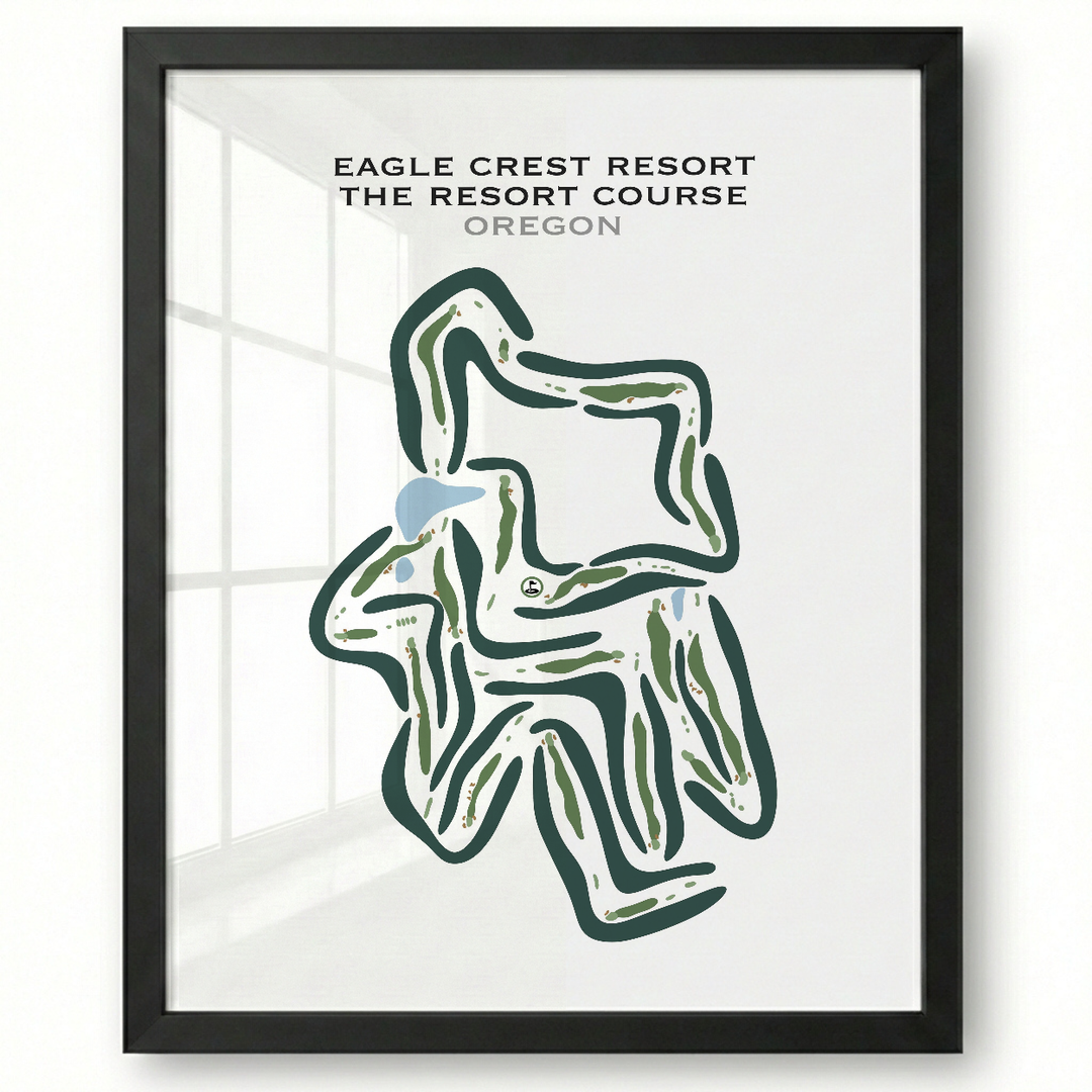 Eagle Crest Resort,The Resort Course, Oregon - Printed Golf Courses