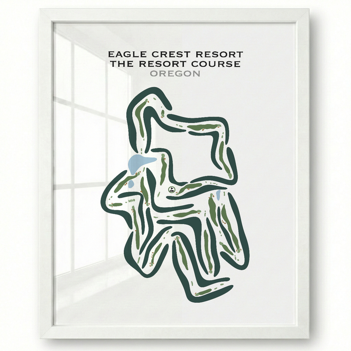 Eagle Crest Resort,The Resort Course, Oregon - Printed Golf Courses