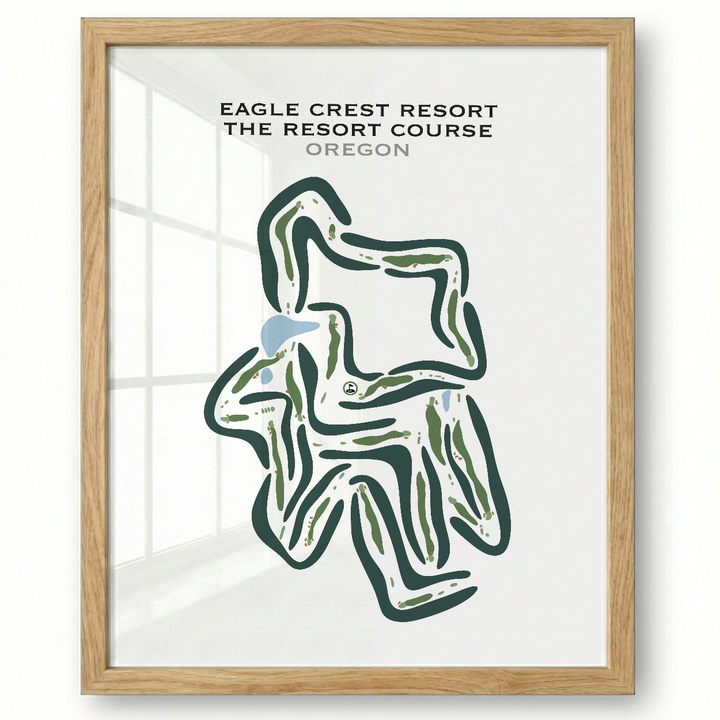Eagle Crest Resort,The Resort Course, Oregon - Printed Golf Courses