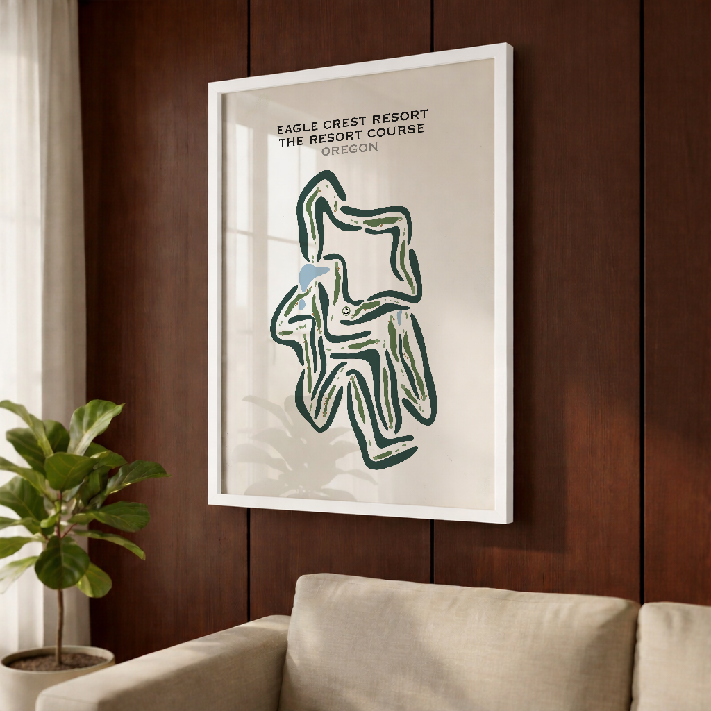 Eagle Crest Resort,The Resort Course, Oregon - Printed Golf Courses