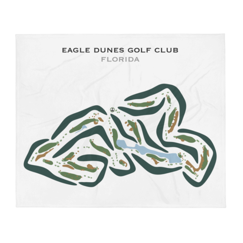 Eagle Dunes Golf Club, Florida - Printed Golf Courses