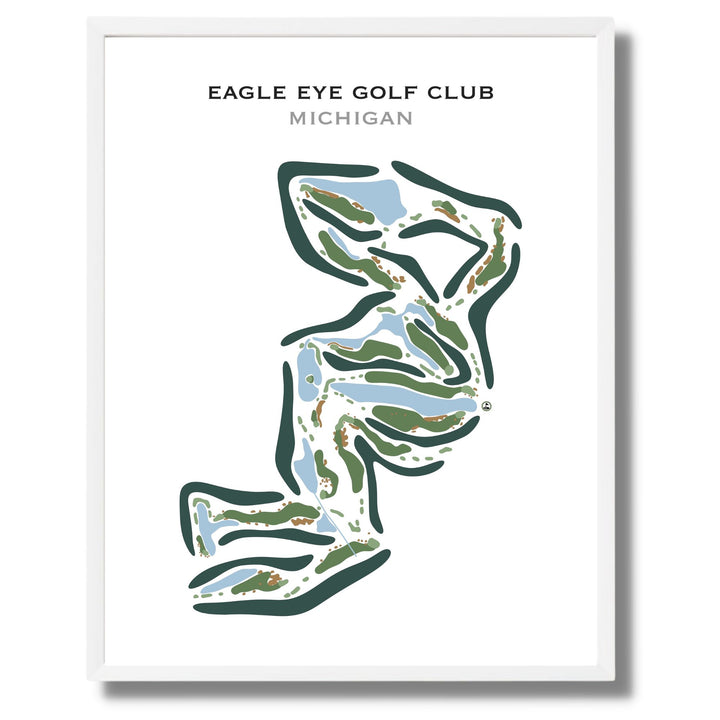 Eagle Eye Golf Club, Michigan - Printed Golf Course