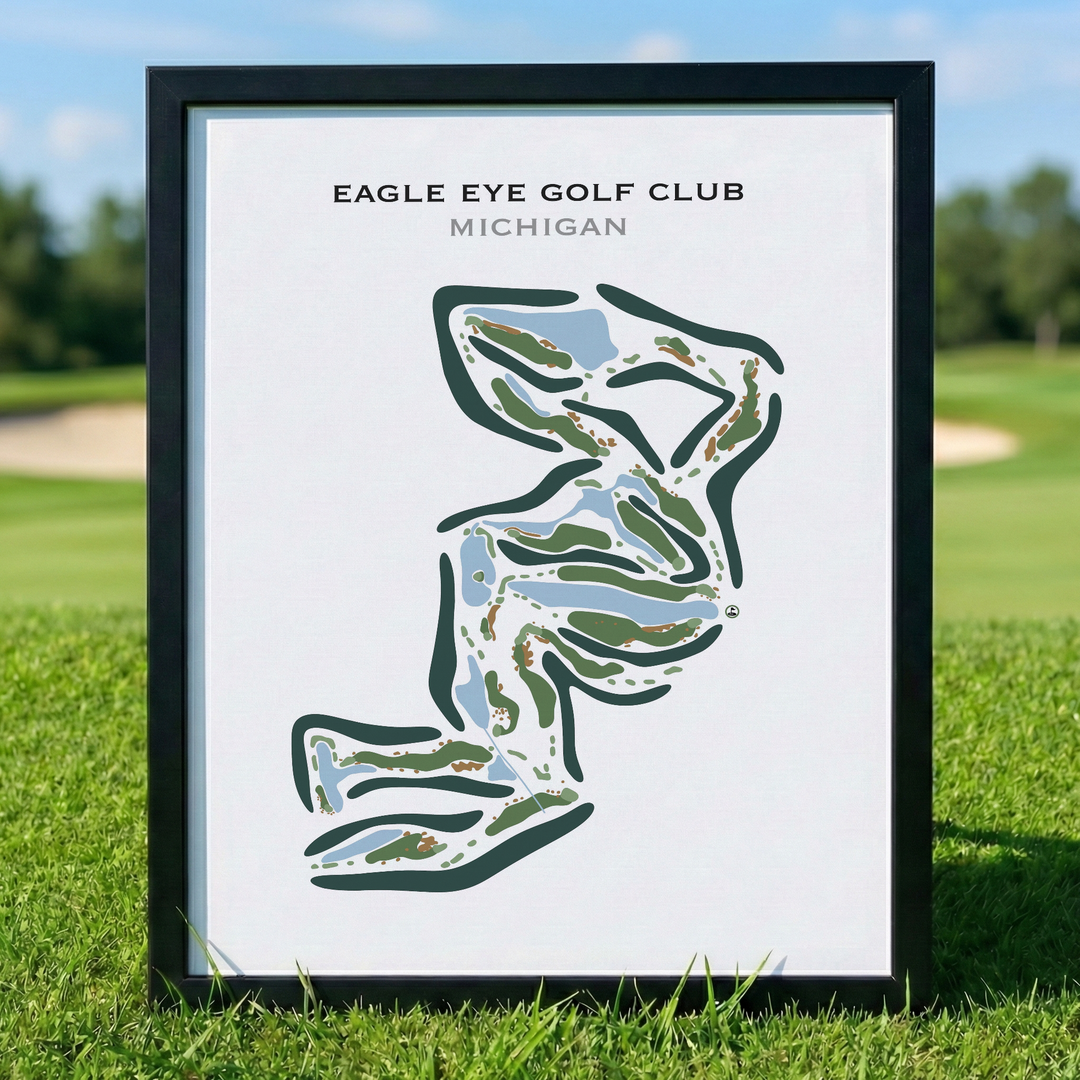Eagle Eye Golf Club, Michigan - Printed Golf Course