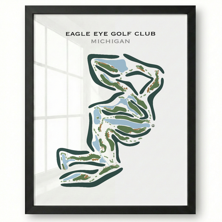 Eagle Eye Golf Club, Michigan - Printed Golf Course