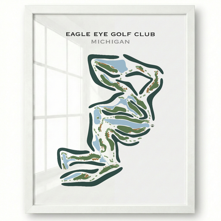 Eagle Eye Golf Club, Michigan - Printed Golf Course