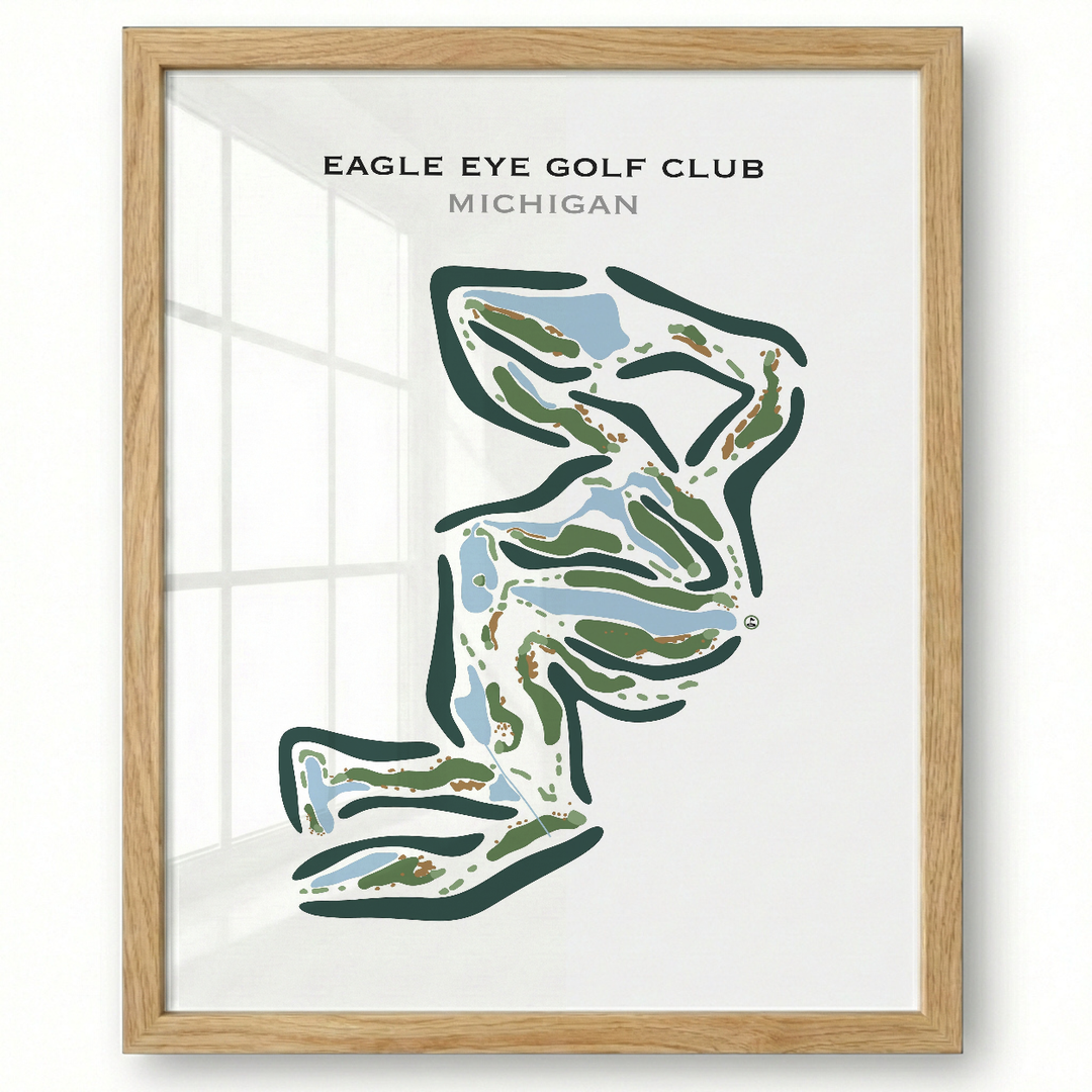 Eagle Eye Golf Club, Michigan - Printed Golf Course