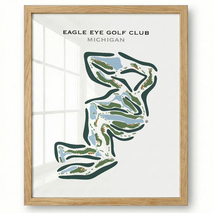 Eagle Eye Golf Club, Michigan - Printed Golf Course