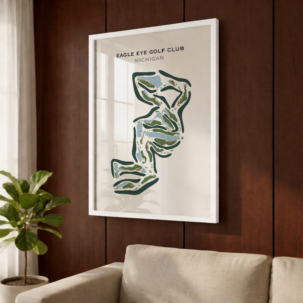 Eagle Eye Golf Club, Michigan - Printed Golf Course