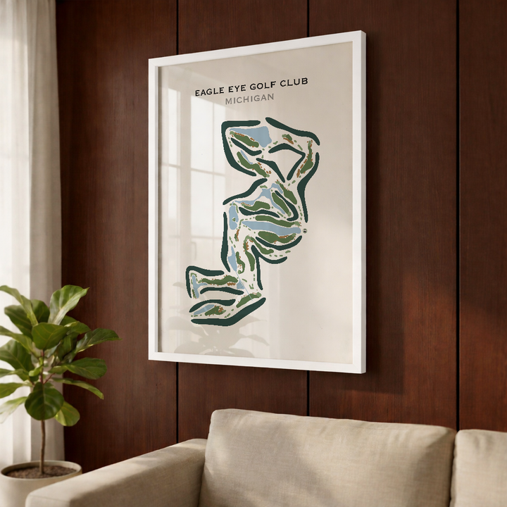 Eagle Eye Golf Club, Michigan - Printed Golf Course