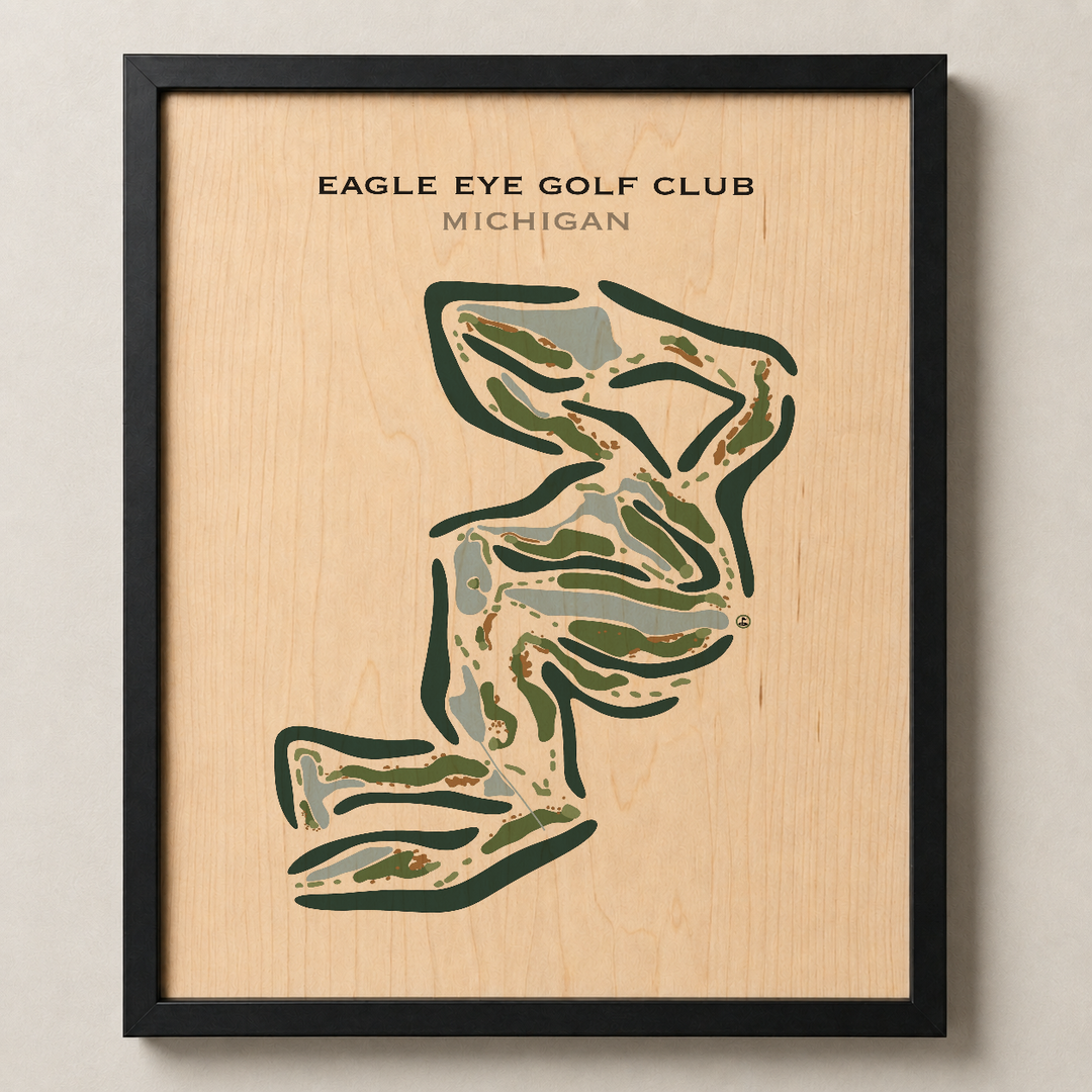 Eagle Eye Golf Club, Michigan - Printed Golf Course