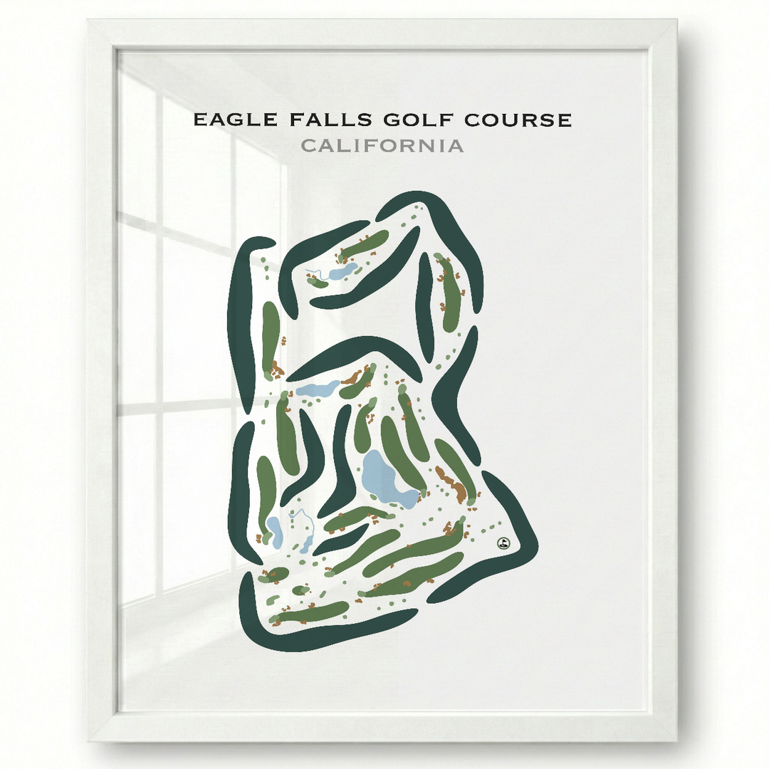 Eagle Falls Golf Course, California - Printed Golf Courses