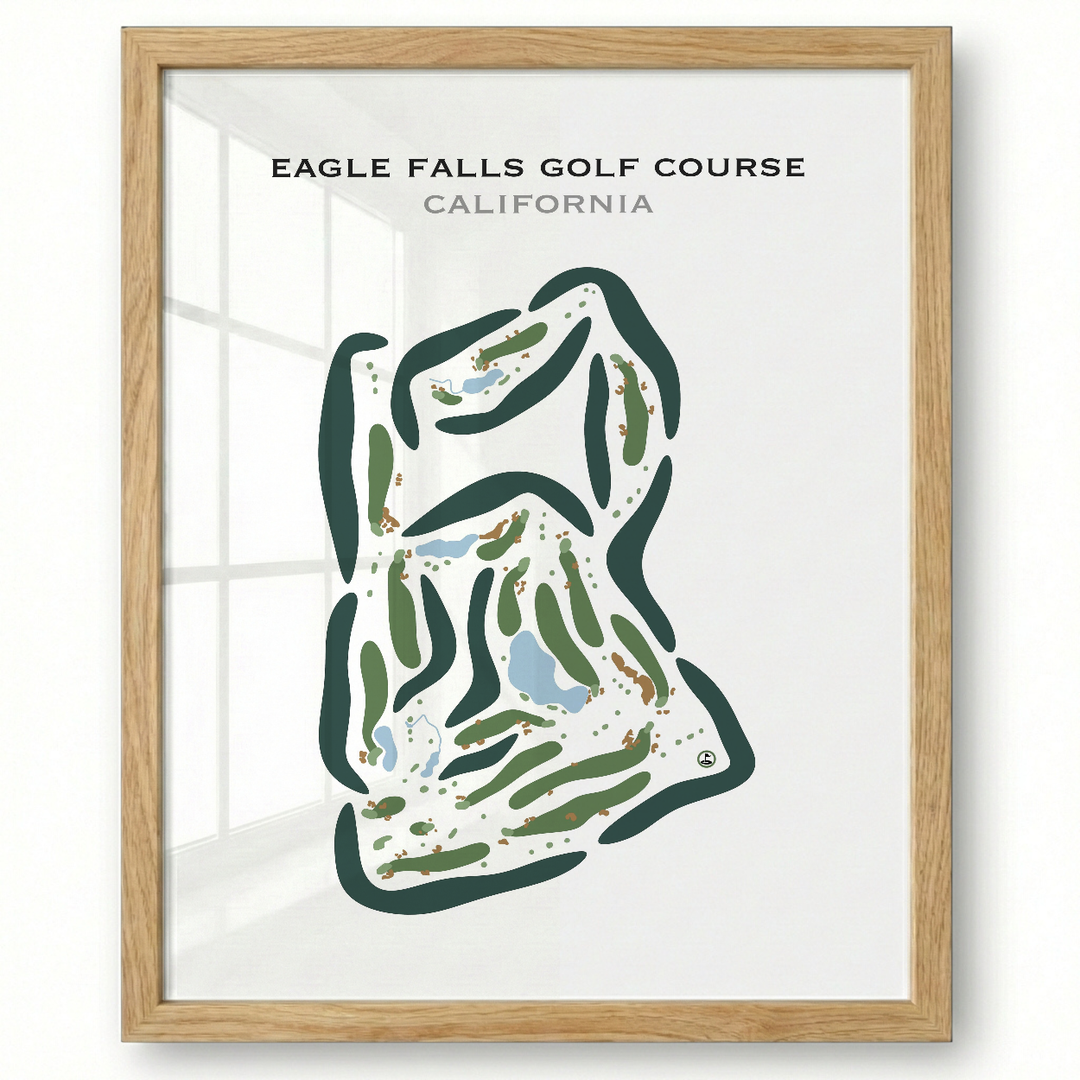 Eagle Falls Golf Course, California - Printed Golf Courses